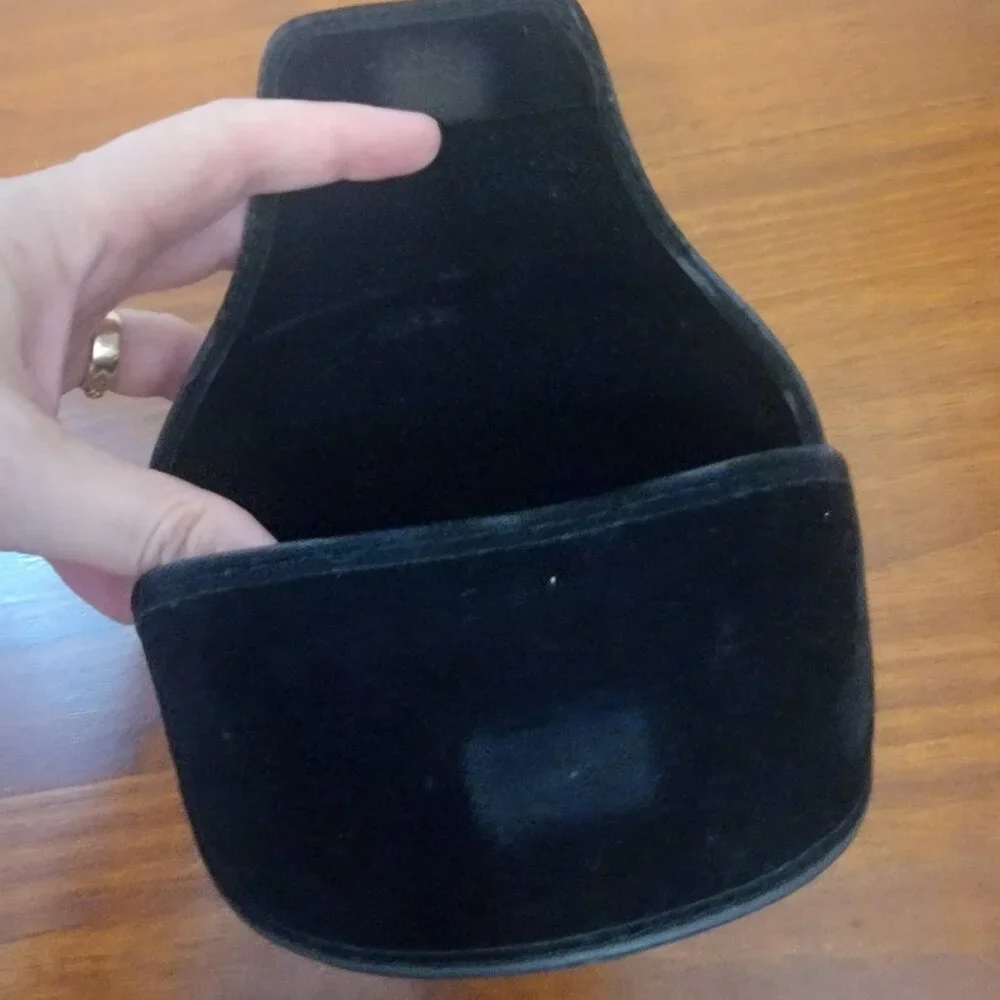 Marc By Marc Jacobs Sunglasses Case Black Soft Velvet Designer Large